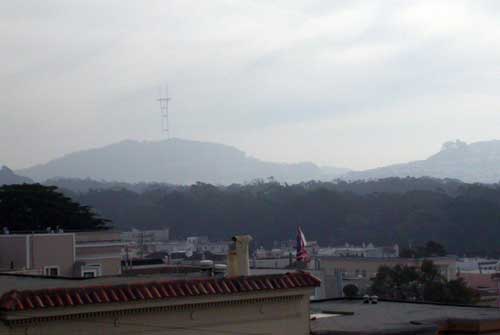Telephoto view of Mt. Sutro