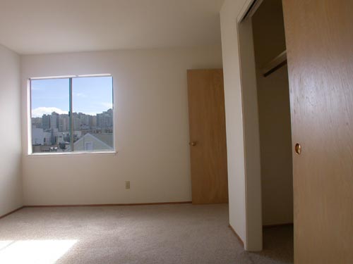 Bedroom with view to south