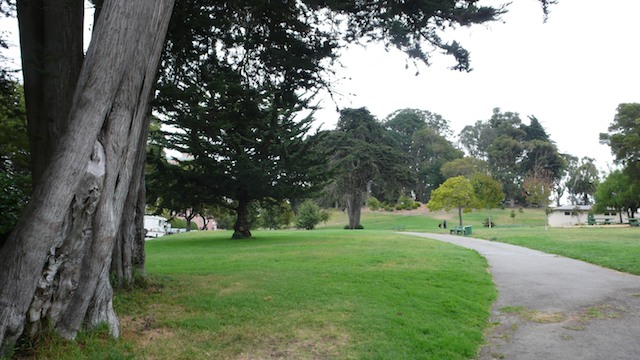 Lafayette Park, 1.5 blocks away