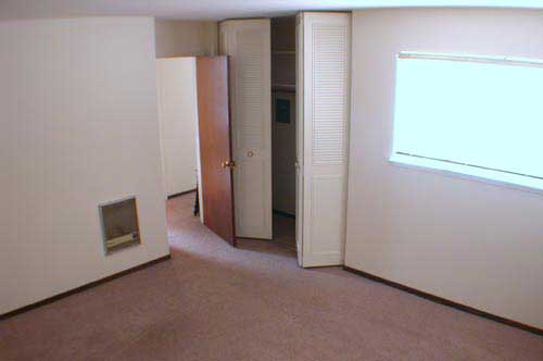 Bedroom with closet