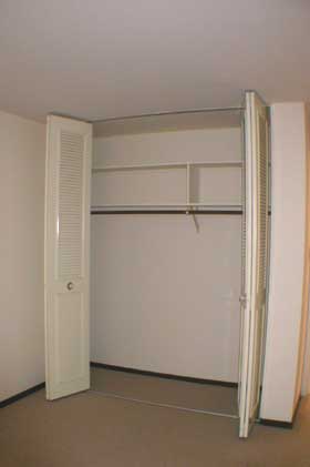 photo of bedroom closet